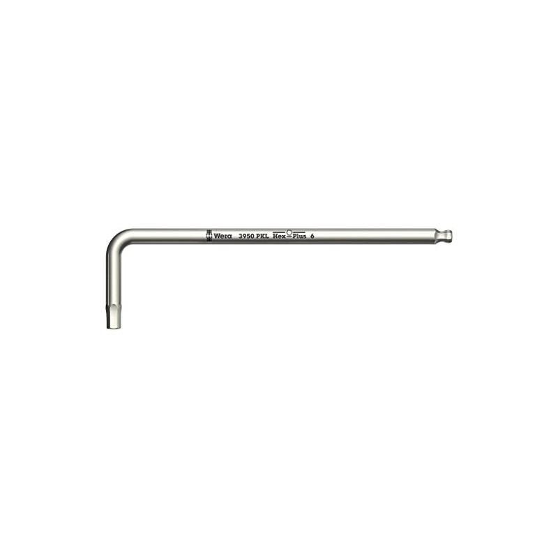 Wera 3950 PKL Stainless Long Arm Ballpoint 1.5mm Hex Key