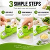 Mini Manual Garlic Mincer for Kitchen Prep – Handheld Grater