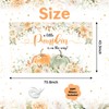 Mocsicka Pumpkin Baby Shower Backdrop Fall Baby Shower Background A