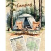 Ultimate Camping Hiking Gear Accessories Equipment Checklist -Laminated & Double