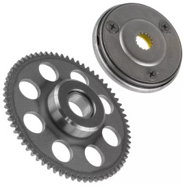 Caltric Starter Clutch And Idler Gear Sprag for Polaris Outlaw 50 90 110 2007-2020