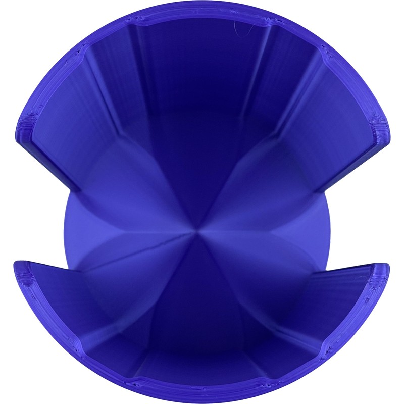 Mason Jar Lid Stack Organizer (Purple, Large - Hexagon)