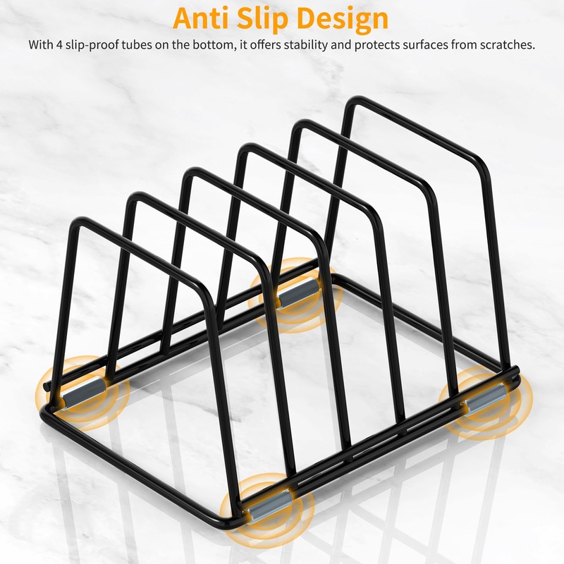 LAEMYFYRE Cutting Board Organizer Kitchen Organizer Rack for Cutting Board,
