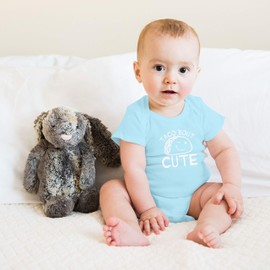 Taco Bout Cute - Funny Cute Novelty Infant Creeper, One-Piece Baby Bodysuit (Light Blue, 6 Months)