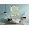 Alabama Physical Map - 16.9 x 24.4 inches - Paper