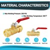 (Pack of 10) Seelink 1/2 Inch Push-Fit Ball Valve with