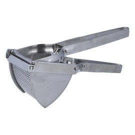 EUROHOME Potato Press in Triangular Shape, Potato Mashed Press Made of Stainless Steel, Spaghetti Ice Cream Press 29 x 9.5 x 13 cm, Potato Masher for Easy Squeezing, Kitchen Aid