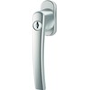 Roto Window Handle Line Lockable 40 Nm Natural Silver with