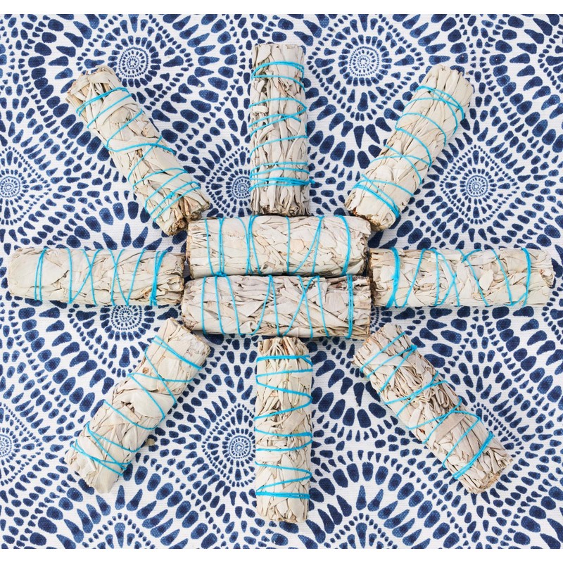 50 White Sage Smudge Sticks 4" ~ Sustainably Harvested ~