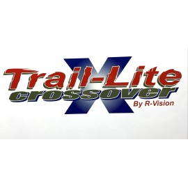 VISION TRAIL LITE TRAIL LITE CROSSOER Vby R-VISION DECAL WORD / NAME LOGO GRAPHICS BLUE RED GREEN