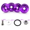 Xotic Tech JDM Quick Release Fasteners Compatible with Car Bumpers