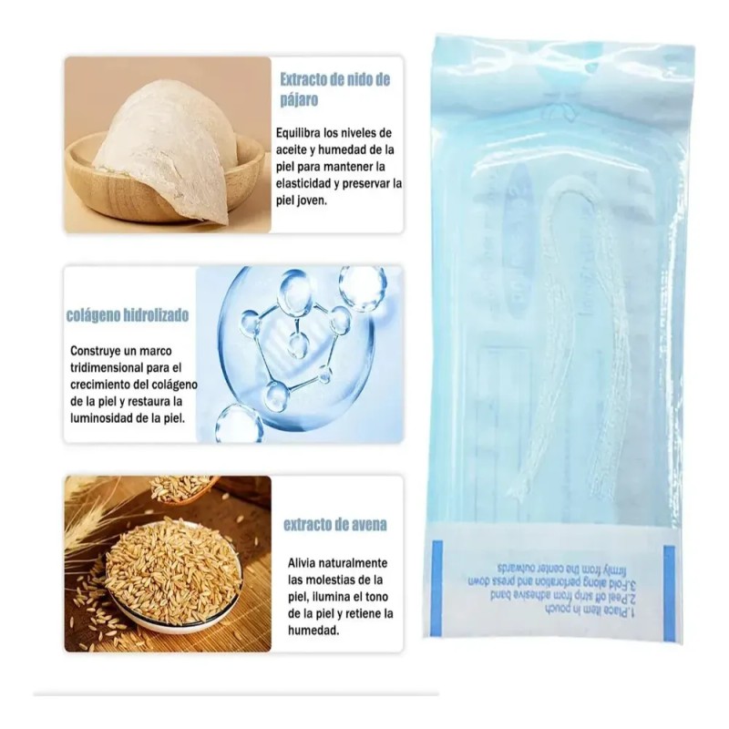 Hilos de Colágeno LUJITO para Rejuvenecer e Hidratar Piel, 60