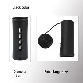 Pack of 12 Jumbo Perm Rods Extra Large Size Curlers for Natural Hair Long Short Hair Styling Tool Hair Curlers Black Colour