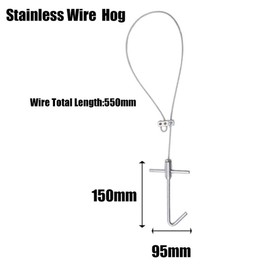 Pig Holder Pig Catcher Pole Animal Holder Catcher Tool Ideal for Pig and Dog Farm Equipment for Pet Handling, with Short Handle