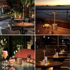 Cordless Table Lamp Rechargeable,Battery Powered LED Outdoor Table Light