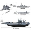 deAO Aircraft Carrier Toy Army Men with Scale Model Warplanes