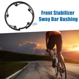 A ABSOPRO Bike Crankset Chain Wheel Cover 48 Teeth 10cm 5 Holes Chain Cover