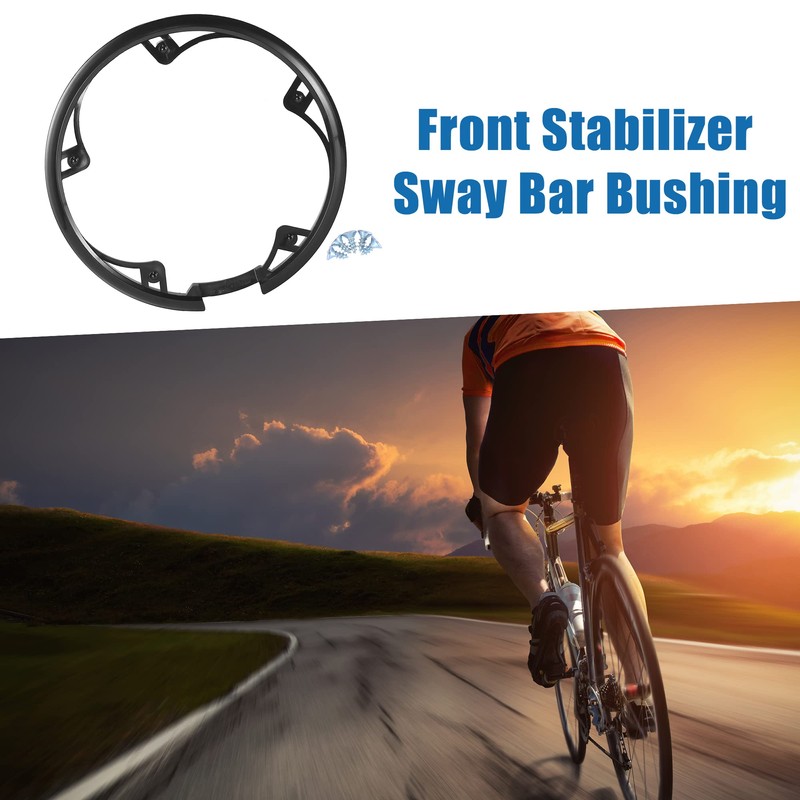 A ABSOPRO Bike Crankset Chain Wheel Cover 48 Teeth 10cm