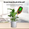 RUIZHI Soil PH Tester 4 in 1,Soil Moisture Meter Testing