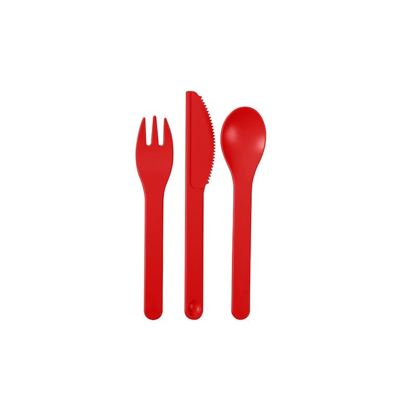 I-TOTAL® - Lunch Box with Two Levels and Cutlery with