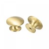 uxcell 24x16mm Drawer Knobs, 2pcs Brass Wardrobe Door Pull Handles