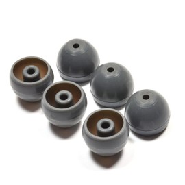 Synsen 6 Replacement Earbud Eartip for Shure Sound Isolating E1,E3,E4,E5,E3c,E4c,E4g,E5c,i3c,i4c,SCL3,SCL4,SCL,SE110,SE210,SE310,SE420,SE530,SE115,SE215,SE315,SE425,SE535 in Ear Earphone (Small)