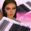 60D/80D Lash Clusters – 10-21mm Spiky Volume Eyelash Extensions, DIY