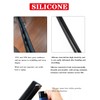 XmuxHai RV Rain Gutter Silicone Rubber J-Shape,Weather Stripping with Self-Adhesive,Roof