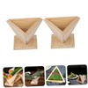 Ciieeo 2pcs Wooden Rice Ball Molds Moulds Rice-Pudding Molds (Wood