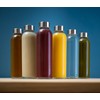 Epica Clear Glass Bottles with Lids, 18oz Resuable Glass Water