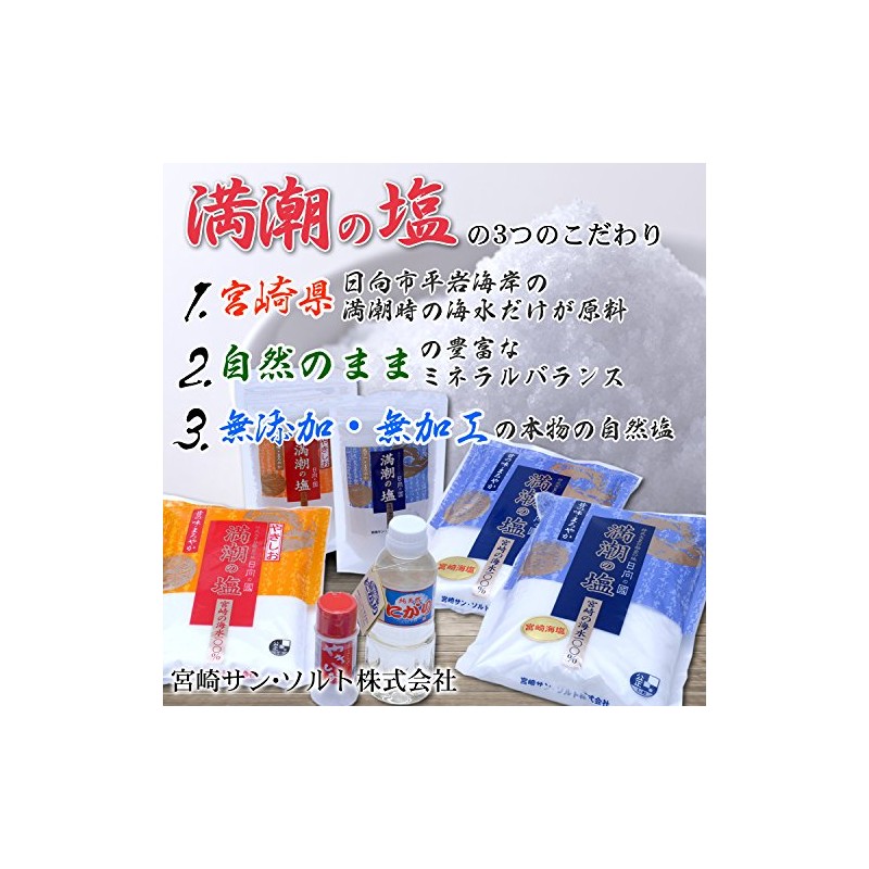 Miyazaki Sun Salt Pure Natural Nigari, 10.1 fl oz (300