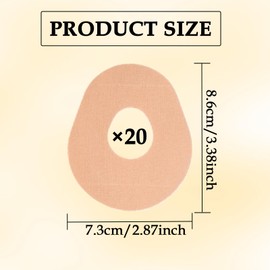 G7 Pflaster Wasserdicht, 20er Pack Hautfreundlich Sport Pflaster, Selbstklebend Sensor Patch, Flexibles CGM Pflaster, Atmungsaktiv Patches für Sensoren, CGM Sensor Patch für Schwimm & Bad