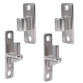 4 bisagras desmontables de acero inoxidable 304 para puertas de granja, cercas de madera, resistentes, de montaje en pared, con capacidad de hasta 270 kg, 6 mm de grosor