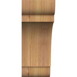 Ekena Millwork BRC04X10X10OLY00RWR 4"W x 10"D x 10"H Olympic Rough Sawn Knee Brace, Western Red Cedar