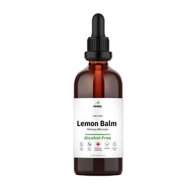 Herbity Herbity Lemon Balm Tincture C Alcohol-Free Herbal Supplement for Relaxation, Calm & Digestive Support C Vegan, Glycerin-Based Extract C 1.7 fl oz (50 mL)