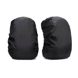 [dot knot] バッグ レインカバー 40L～60L 防水バックパックレインカバー ブラック アウトドア用バッグ保護カバー (40L)