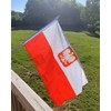 Polish Flag Vivid Colors Double Stitched and 2 Brass Grommets