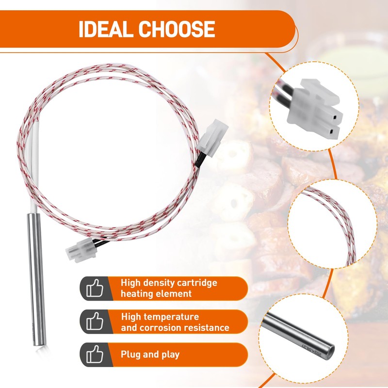 KIT0255 Hot Rod Igniter Replacement for Traeger D2 Pellet Grills