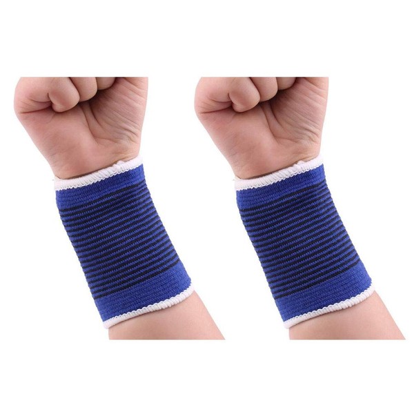 Luxxii 2 Pack – Muñequera con correa ajustable para muñeca/muñequera/soporte de mano almohadilla de compresión para hombres y mujeres