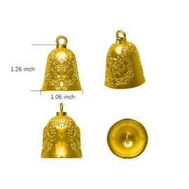 Guardian Bell Viking Odin Lion Cross Angle Wings Motorcycle Bell Skull Spider Gremlin Bell Evil Eye Motorcycle Bell St Christopher Motorbike Bell, black