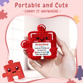 Grandma Gifts - Handmade Puzzle Plaque, Grandma Birthday Gifts from Grandchildren, Mother‘s Day Gift for Nana Granny Nanny.