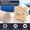 150 Pcs Balsa Wood Sticks 1/8 x 1/8 x 12