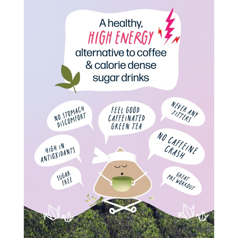High Caffeine Tea (140 mg) - Kubo Tea: Organic Maca