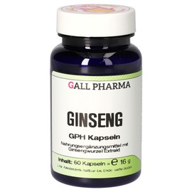 Gall Pharma Ginseng GPH Capsules, Pack of 1 (1 x 60 Items)