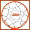 Outus 2 Pcs Basketball Net 12 Links Basketball Hoop Net
