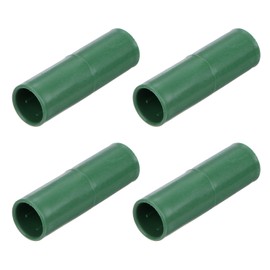 M METERXITY 4 Pcs 16mm Greenhouse Frame Building Connectors, Coupling Pipe Fitting for Grape Trellis/Sunscreen Shed/Gardening Plant Stakes, Greenhouse Accessories [Green]