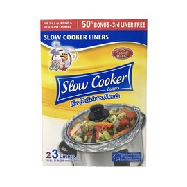 Home Select 10815-24 Slow Cooker Liners,3 quart