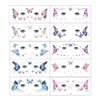 OHREN 10 Temporary Tattoos Butterfly Glitter Tattoo Face Body Stickers