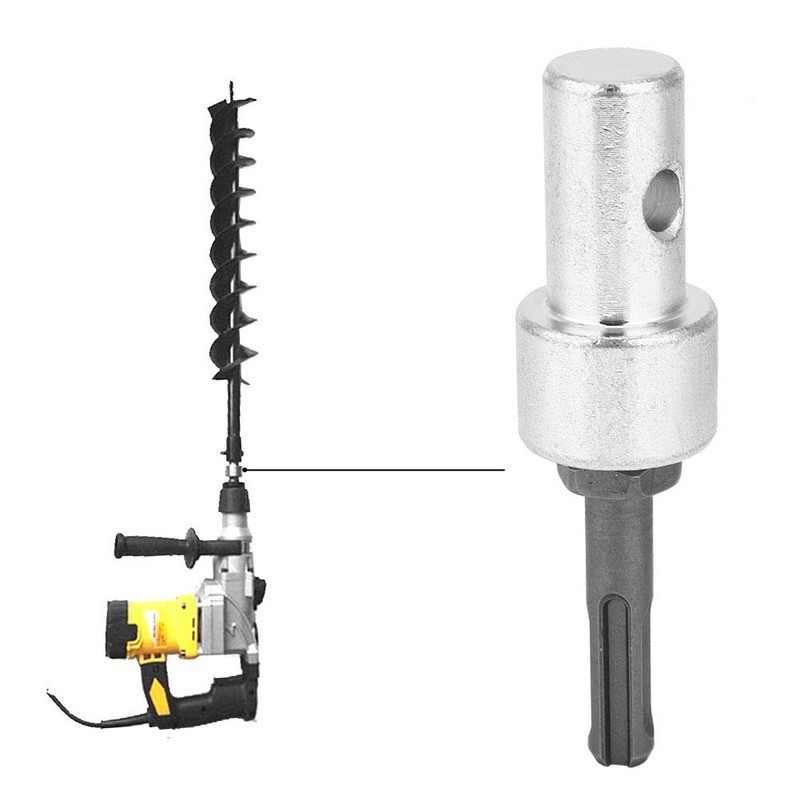 Socket Adapter for Electric Drills, Shaft Diameter: 0.25 inches (6.35