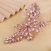 Rumtock Cute Pink Crystals Beads Hair Comb for Women Girls
